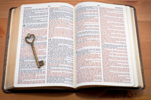 Image of open Bible