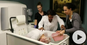 Hospice patient baptised