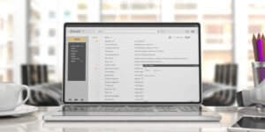 Image of an email screen