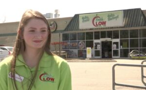 Picture of 17-year-old cashier