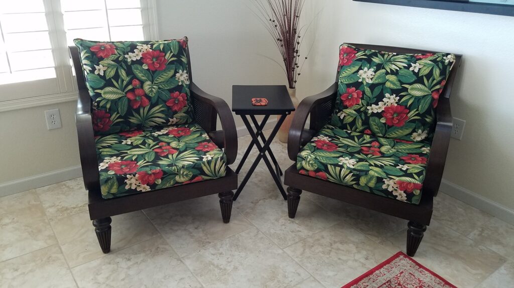 Image of 2 chairs in a room