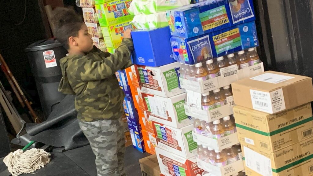 Image of Cavanaugh Bell stocking food