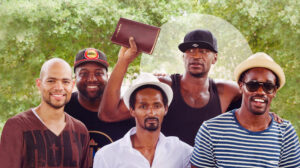 Image of George Floyd with group of men