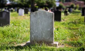 Picture of a blank tombstone
