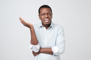 Picture of man with a confused expression