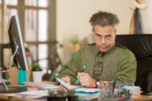 Picture of skeptical man in disbelief