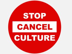 Stop cancel culture icon