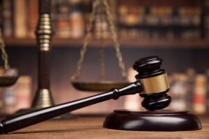 Image of a gavel and scales of justice