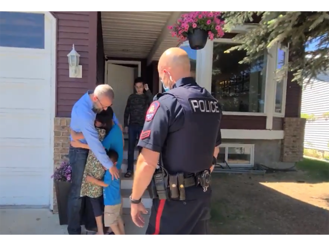 Image of Police arresting pastor Tim Stevens