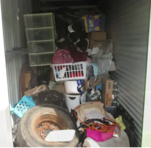 Image of a storage unit acquired by Shane Jones