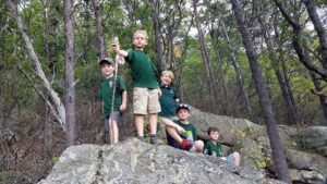 Image of Trail Life boys outdoors