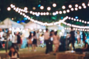 Photo of a large outdoor celebration